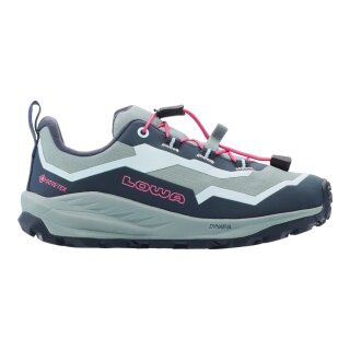 Lowa multifunctional shoes Trailux GTX LO (waterproof, textile/synthetic) grey children
