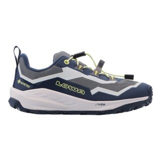 Lowa multifunctional shoes Trailux GTX LO (waterproof, textile/synthetic) navy blue/grey toddlers