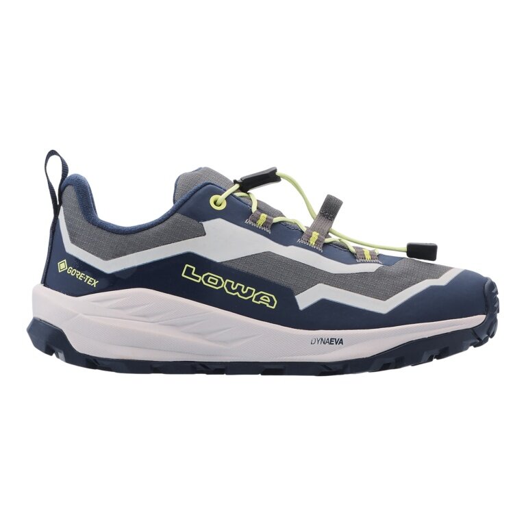 Lowa multifunctional shoes Trailux GTX LO (waterproof, textile/synthetic) navy blue/grey toddlers