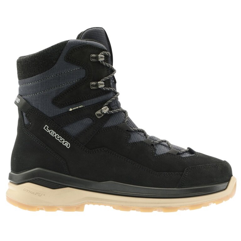 Lowa Winter Boots Ottawa Evo GTX (Suede/Textile, waterproof, warm) black/beige men's
