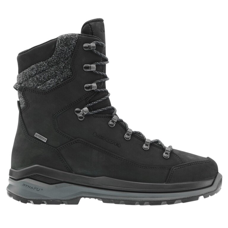 Lowa Winter Boots Renegade Evo Ice GTX (Nubuck Leather/Textile, waterproof) black/grey men's