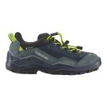Lowa hiking shoes Wandax LO GTX (suede/synthetic, waterproof) dark petrol/lime children