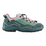 Lowa hiking shoes Wandax LO GTX (suede/synthetic, waterproof) petrol/pink children
