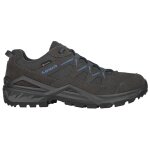 Lowa Sirkos Evo Low GTX Hiking Shoes (Suede/Textile, waterproof) grey/blue men's