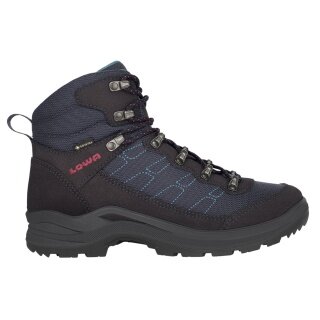 Lowa Taurus Pro Mid GTX Hiking Shoes (All-Terrain, Suede/Textile, Waterproof) 2024 Navy Blue Ladies