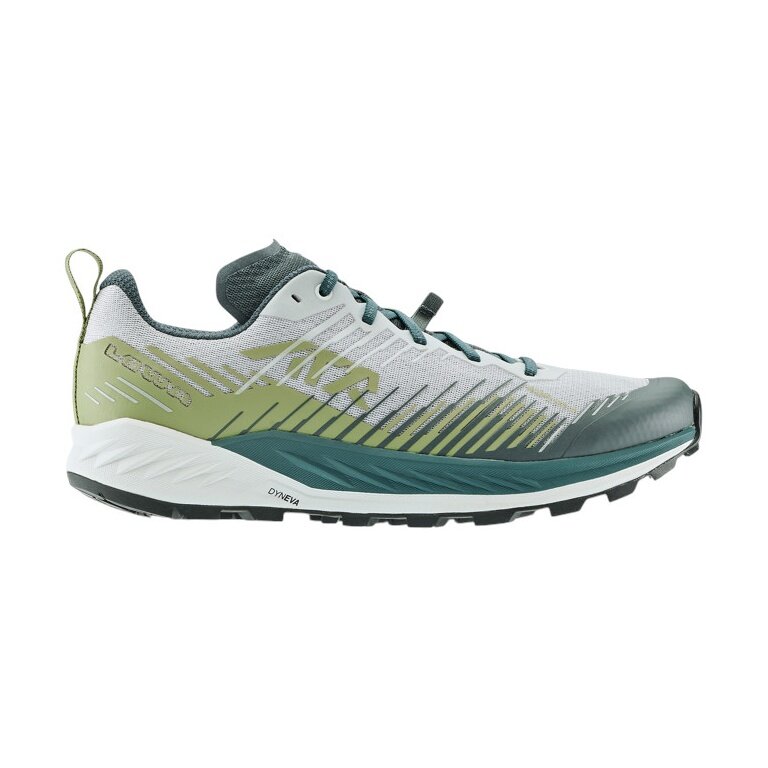 Lowa Trail Running Shoes Amplux 2 (Synthetic, Lightweight) grey/fern Men's