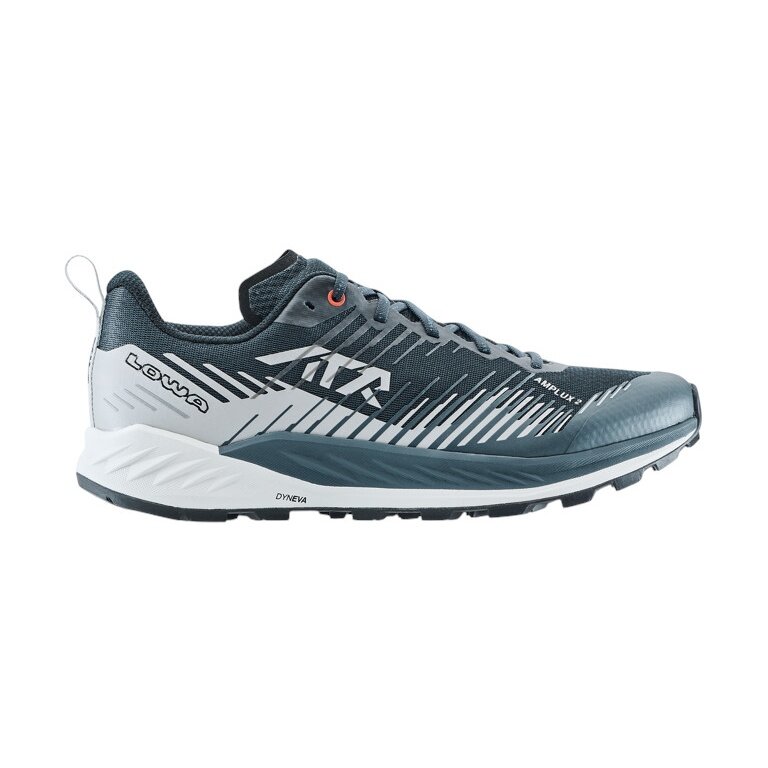 Lowa Trail Running Shoes Amplux 2 (Synthetic, Lightweight) navy blue/grey Men's
