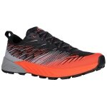 Lowa Trail Running Shoes Amplux (Synthetic, Lightweight) Flame Red/Grey Men