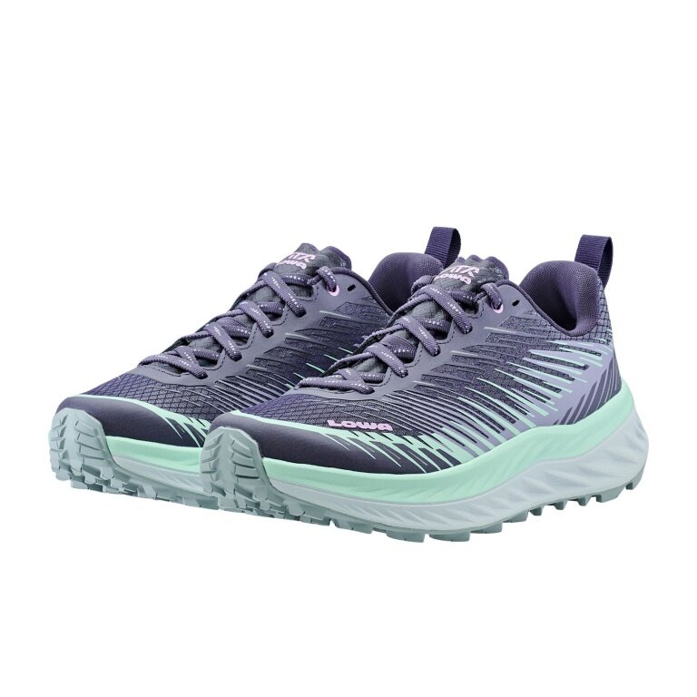 Lowa Trail Running Shoes Fortux (Synthetic, Lightweight) plum/lilac ladies