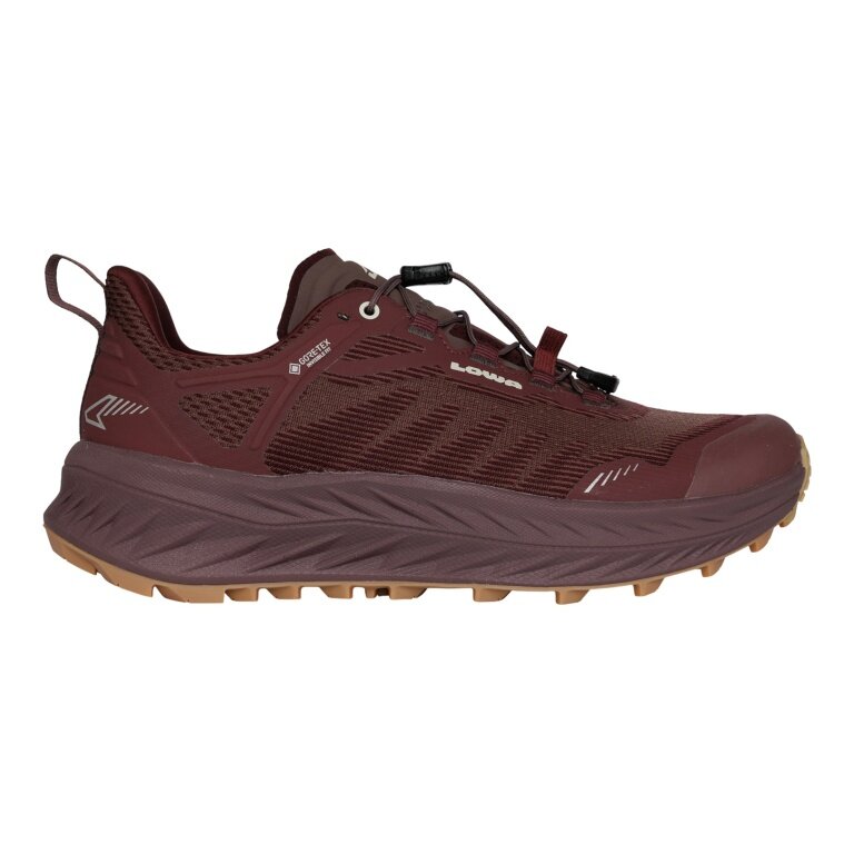 Lowa Trail Running Shoes Fortux GTX (Synthetic, Lightweight, Waterproof) Old Rose/White Ladies