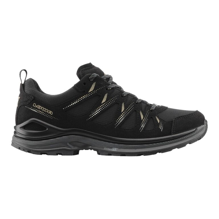 Lowa hiking shoes Innox Evo II GTX (All-Terrain, textile/microfiber, waterproof) black/champagne ladies