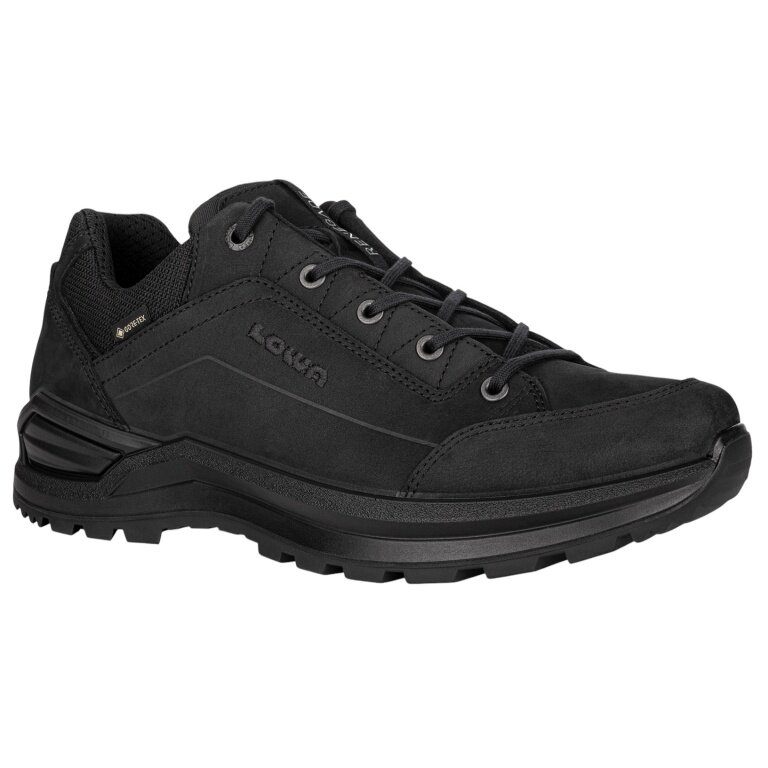 Lowa Renegade EVO Low WIDE GTX 2025 Walking Shoes (All-Terrain, Nubuck Leather, Waterproof) black Men's