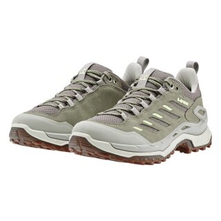 Lowa Hiking Shoes Innovo Low (All-Terrain, Suede/Textile) smoke green/grey ladies