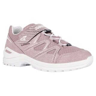 Lowa Innox Evo GTX Low Walking Shoes (Synthetic/Textile, waterproof) pink/white toddlers girls
