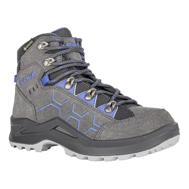 Lowa Hiking Shoes Kody Evo GTX Mid Junior (Suede, Waterproof) Navy Blue/Berry Children (Kopie)