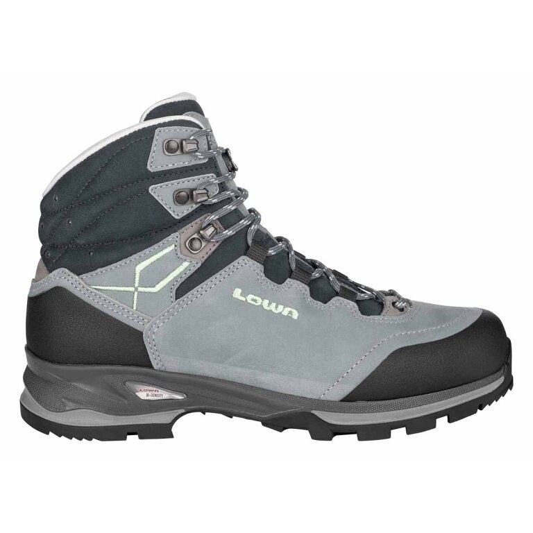 Lowa Lady Light LL Hiking Shoes (Trekking, Nubuck Leather, Leather Lining) 2024 Smoke Blue/Mint Green Ladies