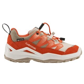 Lowa Maddox Pro Low GTX Junior Hiking Shoes (Textile/Suede, waterproof) orange/red children