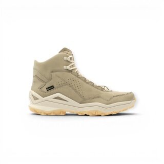 Lowa Maddox Pro LT GTX Mid Hiking Shoes (Fast-Hiking, Nubuck Leather, Waterproof) beige Men's