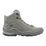Lowa Maddox Pro LT GTX Mid Hiking Shoes (Fast-Hiking, Nubuck Leather, Waterproof) grey Men's