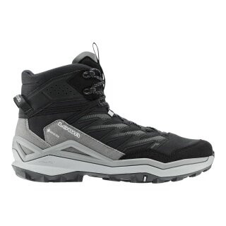 Lowa Maddox Pro LT GTX Mid Hiking Shoes (Fast-Hiking, Textile/Synthetic, waterproof) black/grey men's