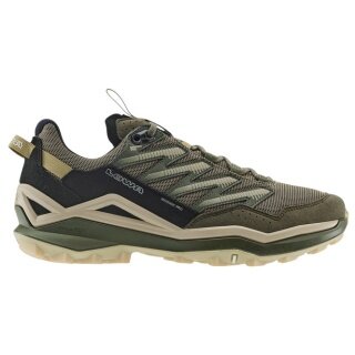Lowa Maddox Pro Low Hiking Shoes (Fast-Hiking, Textile/Synthetic) black/olive men's