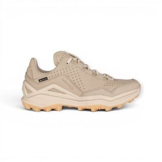 Lowa Hiking Shoes Maddox Pro LT GTX LO (Nubuck Leather, Waterproof) Beige Ladies