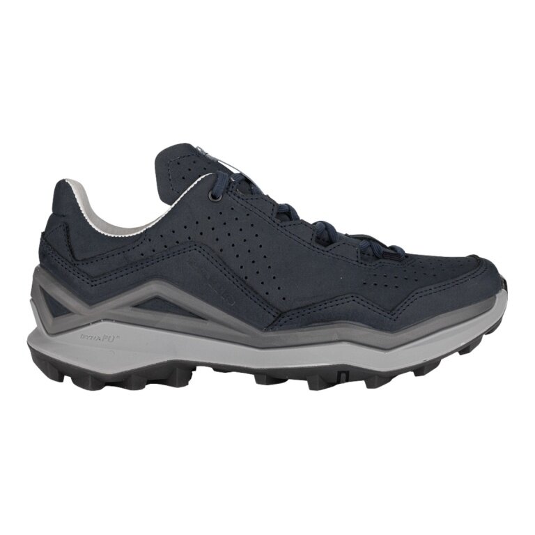 Lowa Hiking Shoes Maddox Pro LT GTX LO (Nubuck Leather) slate blue/grey ladies