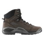 Lowa Renegade EVO LL Mid Hiking Boots (All-Terrain, Nubuck Leather) dark brown/black men's