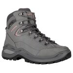 Lowa Hiking Shoes Renegade Evo Mid GTX (All-Terrain, Nubuck Leather, Waterproof) Steel Blue/Pink Ladies (Kopie)