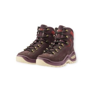 Lowa Renegade Evo Mid GTX Walking Shoes (All-Terrain, Nubuck Leather, Waterproof) old rose/ tone Ladies