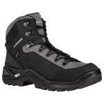 Lowa Renegade Warm Mid GTX Walking Shoes (Winter All-Terrain, waterproof) black/grey men's
