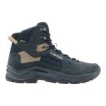 Lowa Ventierra GTX MID Hiking Shoes (Suede/Textile, waterproof) navy blue/dune Men's