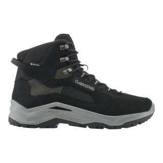 Lowa Ventierra GTX MID hiking shoes (suede/textile, waterproof) black/grey men's