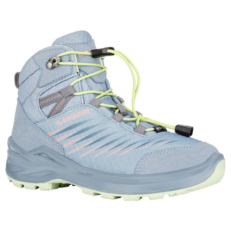 Lowa Hiking Shoes Zirrox II GTX MID Junior (Multifunctional, waterproof) arctic blue/mint green children