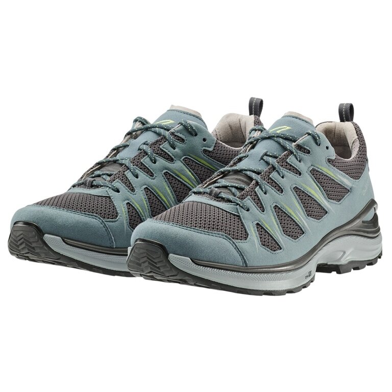 Lowa Innox Evo II Low Walking Shoes (Multifunction, Synthetic/Textile) Dark Petrol/Grey Men's