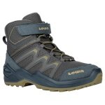 Lowa Winter Shoes Maddox Warm Mid GTX (Textile/Synthetic, waterproof) 2024 petrol/mustard toddlers