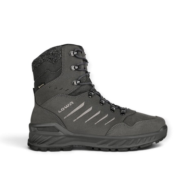 Lowa Winter Boots Nabucco GTX (Suede/Textile, waterproof) 2026 anthracite grey/grey Men's