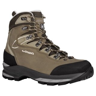 Lowa Hiking Shoes Mauria Evo LL (Nubuck Leather, Leather Lining) 2025 Stone Brown/Nude Ladies
