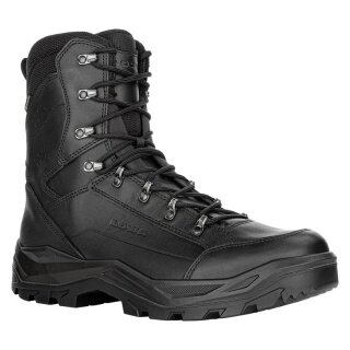 Lowa Military Boots Work Shoes Renegade II GTX High TF (Smooth Leather, Waterproof) Black Men's