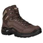 Lowa Renegade Mid GTX Walking Boots (All-Terrain, Nubuck Leather, Waterproof) 2024 Espresso Brown Men's