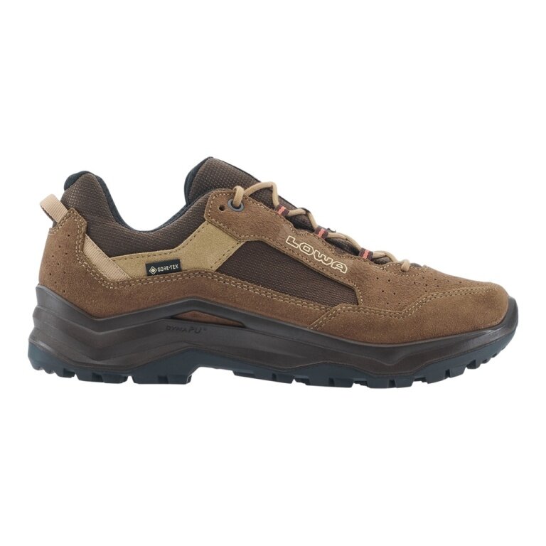 Lowa Ventierra LO GTX Hiking Shoes (Suede/Textile, waterproof) humus/brown Men's