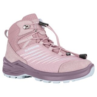 Lowa Hiking Shoes Zirrox II GTX MID Junior (Multifunctional, waterproof) old pink/ice blue girls