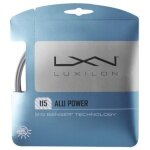 Luxilon Tennis String Alu Power 1.15 (Durability + Power) silver 12m set