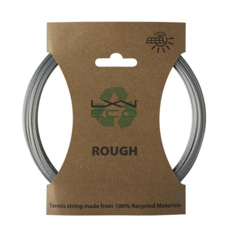 Luxilon Tennis String Eco Rough 1.25 (Spin + Durability) grey 12m set