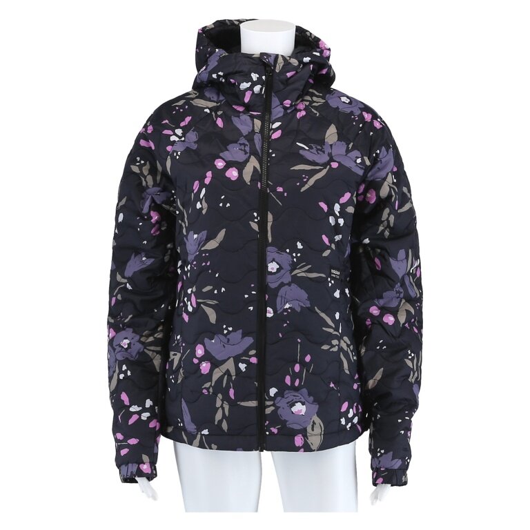 Maloja Isolation Jacket ChrysanthenumM (Primaloft® Bio Insulation, warm, windproof) black/flower ladies