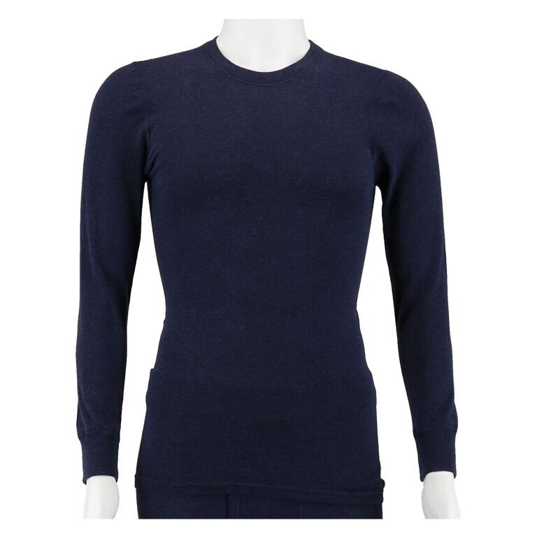Medima Underwear Long Sleeve Shirt (Angora and Cotton) blue Men (Size M)