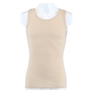 Medima Underwear Sleeveless Vest (40% Angora and Wool) Brown Men's (Size XL-XXL)