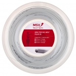 MSV Tennis String Focus Hex Plus 25 (Durability+Spin) white 200m roll