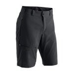 Maier Sports Hiking Shorts Bermuda Latit Short (4-Way Stretch) Short Black Men's