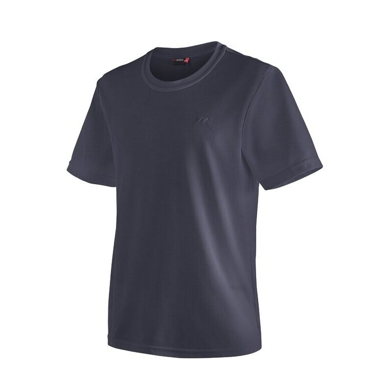 Maier Sports Functional T-shirt Walter (Polyester, Moisture Transport) navy blue Men